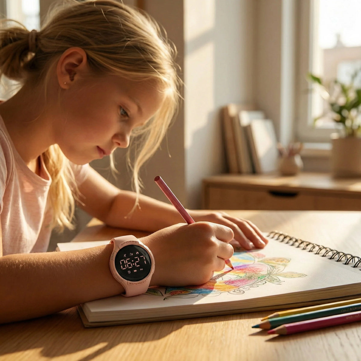 Kids Smartwatch IP68 Waterproof 12 Workout Modes