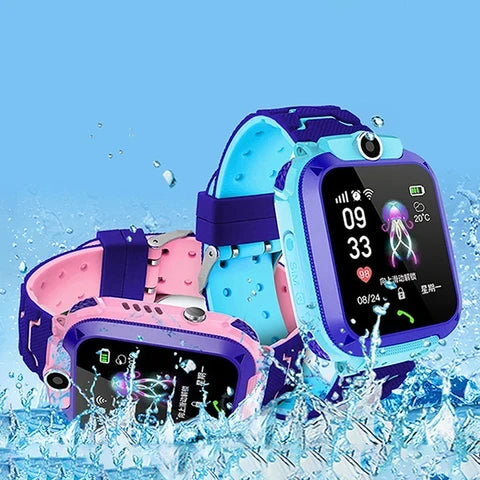 Kids Smartwatch LBS Tracking SOS Button Waterproof