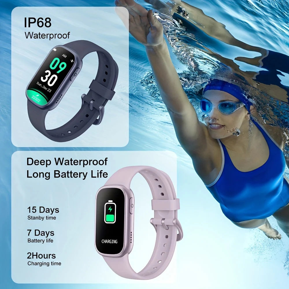 Kids Smartwatch Waterproof IP68 Sports Modes 7-Day Battery