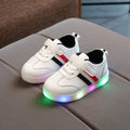 Kids Sneakers LED Light-Up Flexible Rubber Sole
