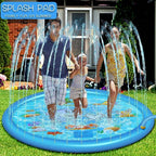 Kids Splash Pad 68-Inch Adjustable Spray Inflatable Edge