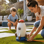 Kids Sprinkler 360° Rotating Rocket BPA-Free