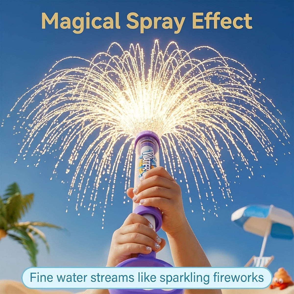 Kids Sprinkler Retractable Spray Durable ABS