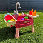 Kids Standing Sink Continuous Flow Tap 19-Piece Accessory Set