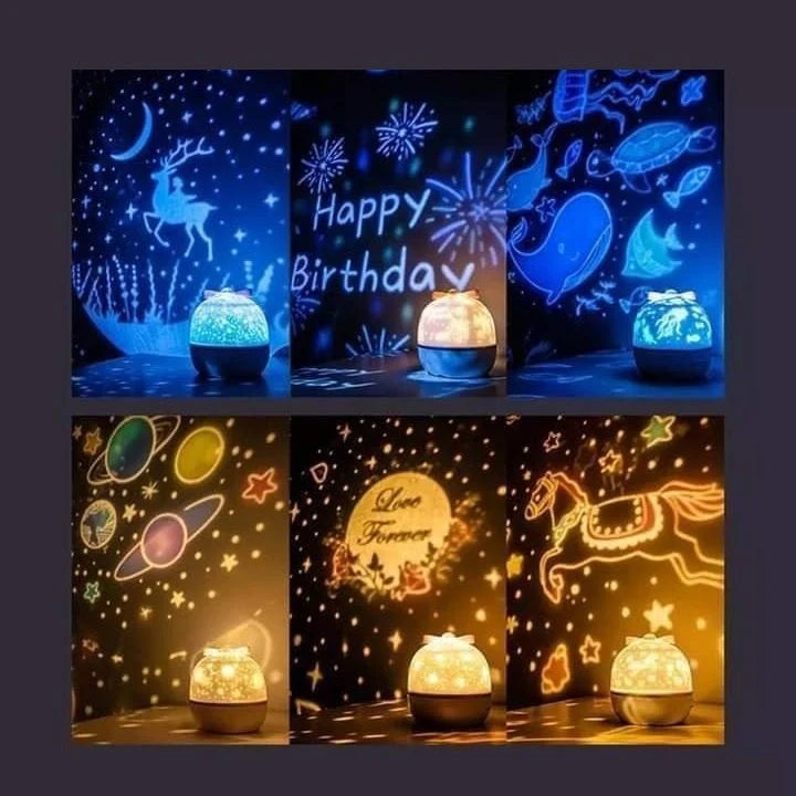 Kids Star Projector Two Modes Six Pattern Cards