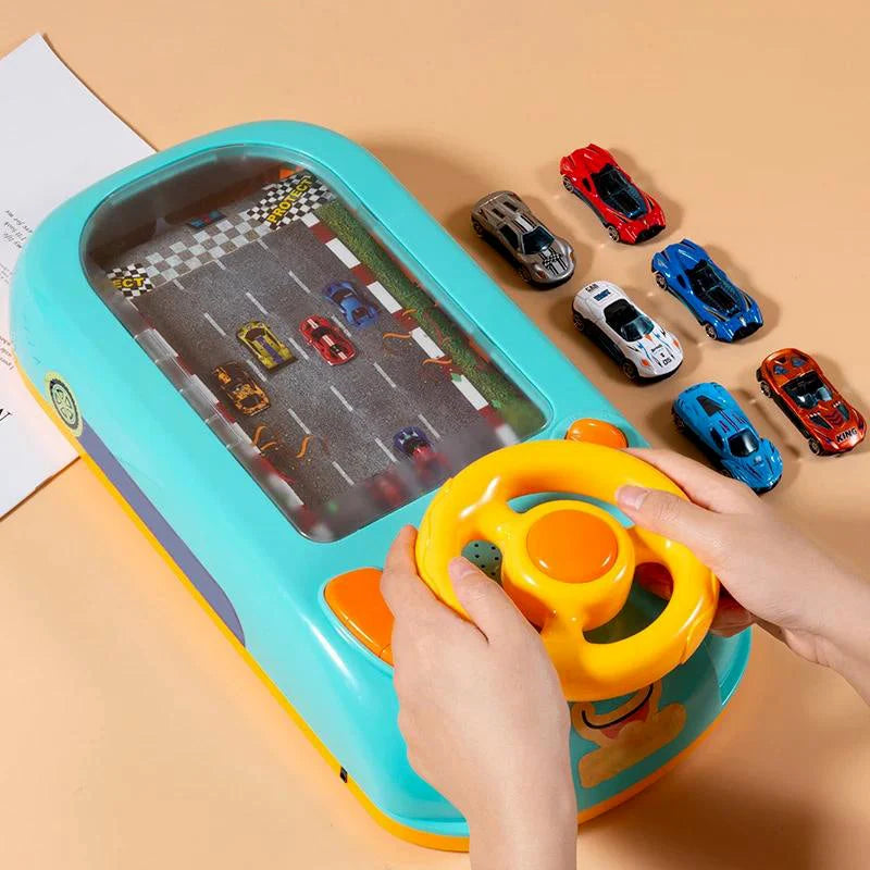 Kids Steering Wheel Driving Simulator 200+ Levels USB Rechargeable