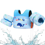 Kids Swim Vest Foam Core & Built-In Arm Floats