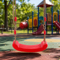 Kids Swing Seat Adjustable Rope Height Durable Plastic