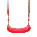Kids Swing Seat Adjustable Rope Height Durable Plastic