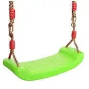 Kids Swing Seat Adjustable Rope Height Durable Plastic