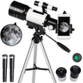 Kids Telescope 70mm Aperture Adjustable Tripod & Smartphone Adapter