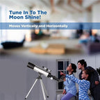 Kids Telescope 70mm Aperture Adjustable Tripod & Smartphone Adapter