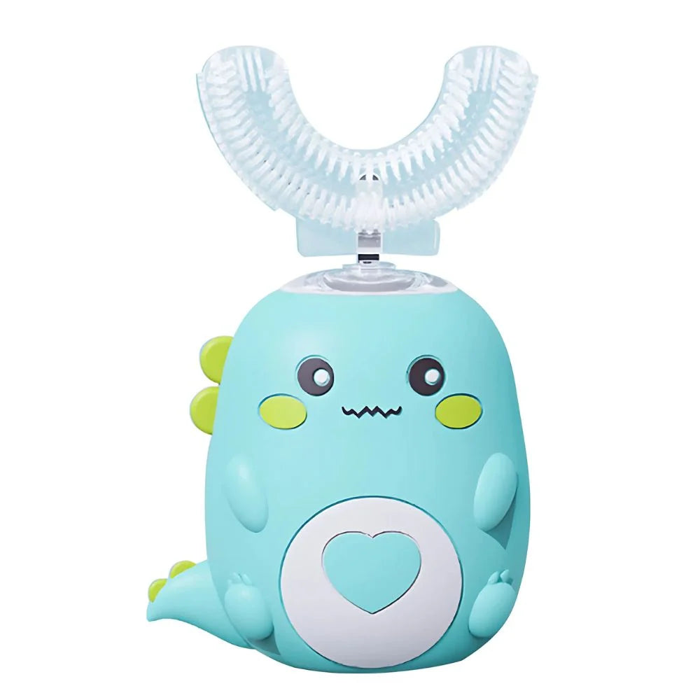 Kids Toothbrush U-Shape Silicone Sonic & Blue Light