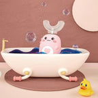Kids Toothbrush U-Shape Silicone Sonic & Blue Light