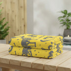 Kids Towel Set Two-Piece Construction Vehicle Print Quick-Dry