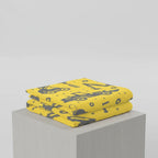Kids Towel Set Two-Piece Construction Vehicle Print Quick-Dry