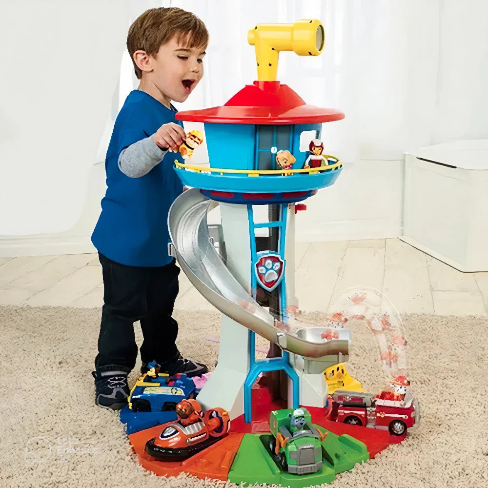 Kids Tower Playset Spiral Slide & Figures