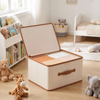 Kids Toy Storage Box Foldable With Lid & Handles