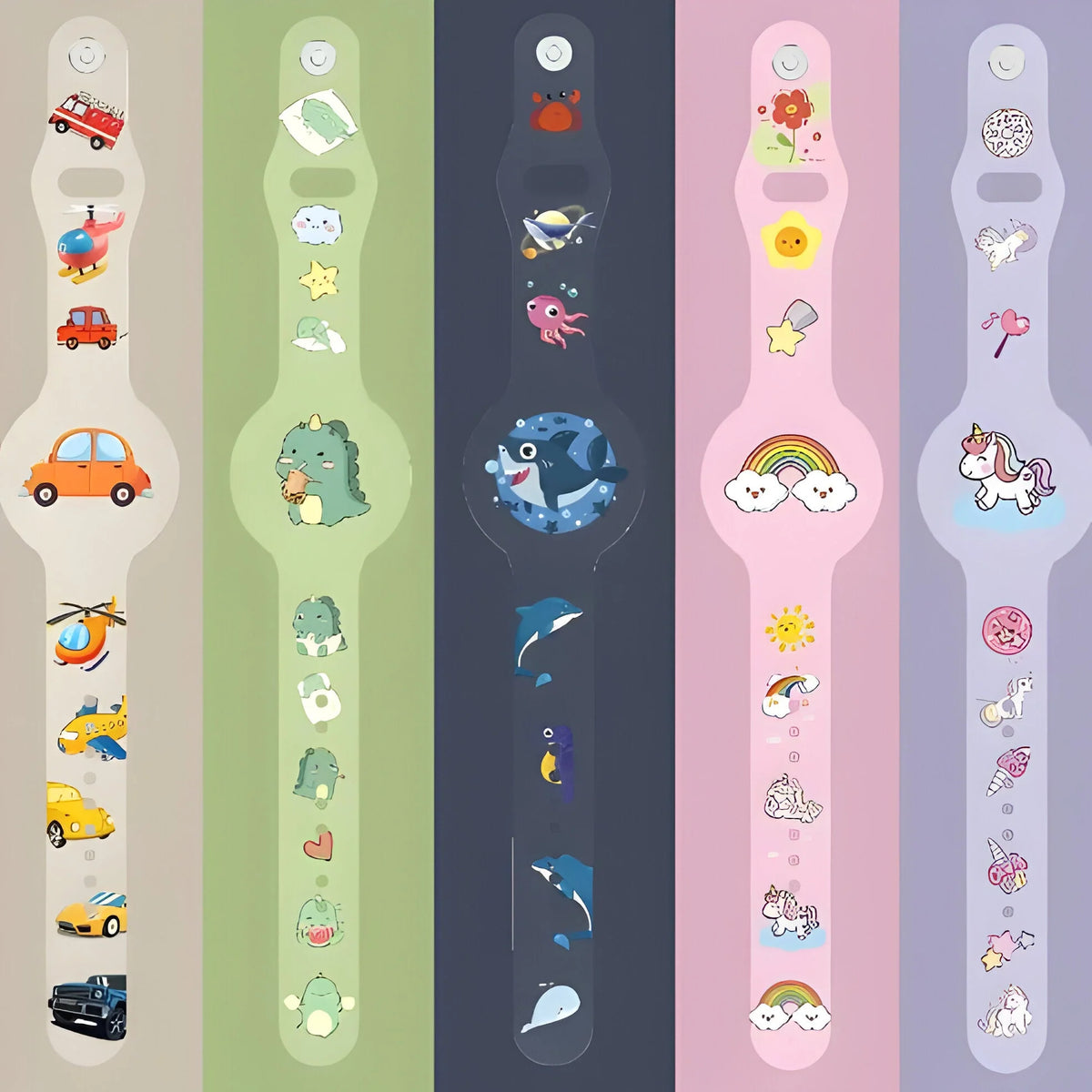 Kids Tracker Bracelet Adjustable Silicone Secure Holder