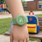 Kids Tracker Wristband Adjustable Silicone & Secure Holder