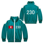 Kids Tracksuit Costume Set 3-Piece Jacket Pants Tee
