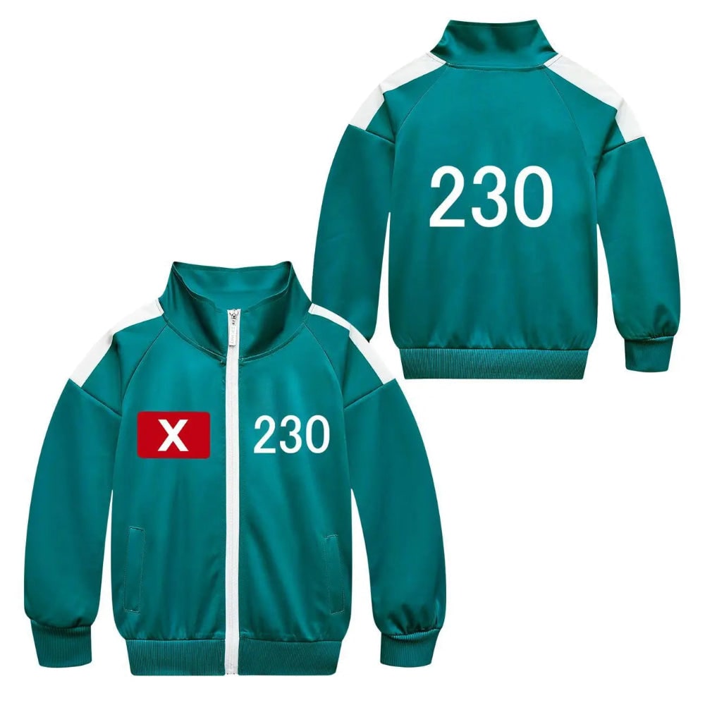 Kids Tracksuit Costume Set 3-Piece Jacket Pants Tee