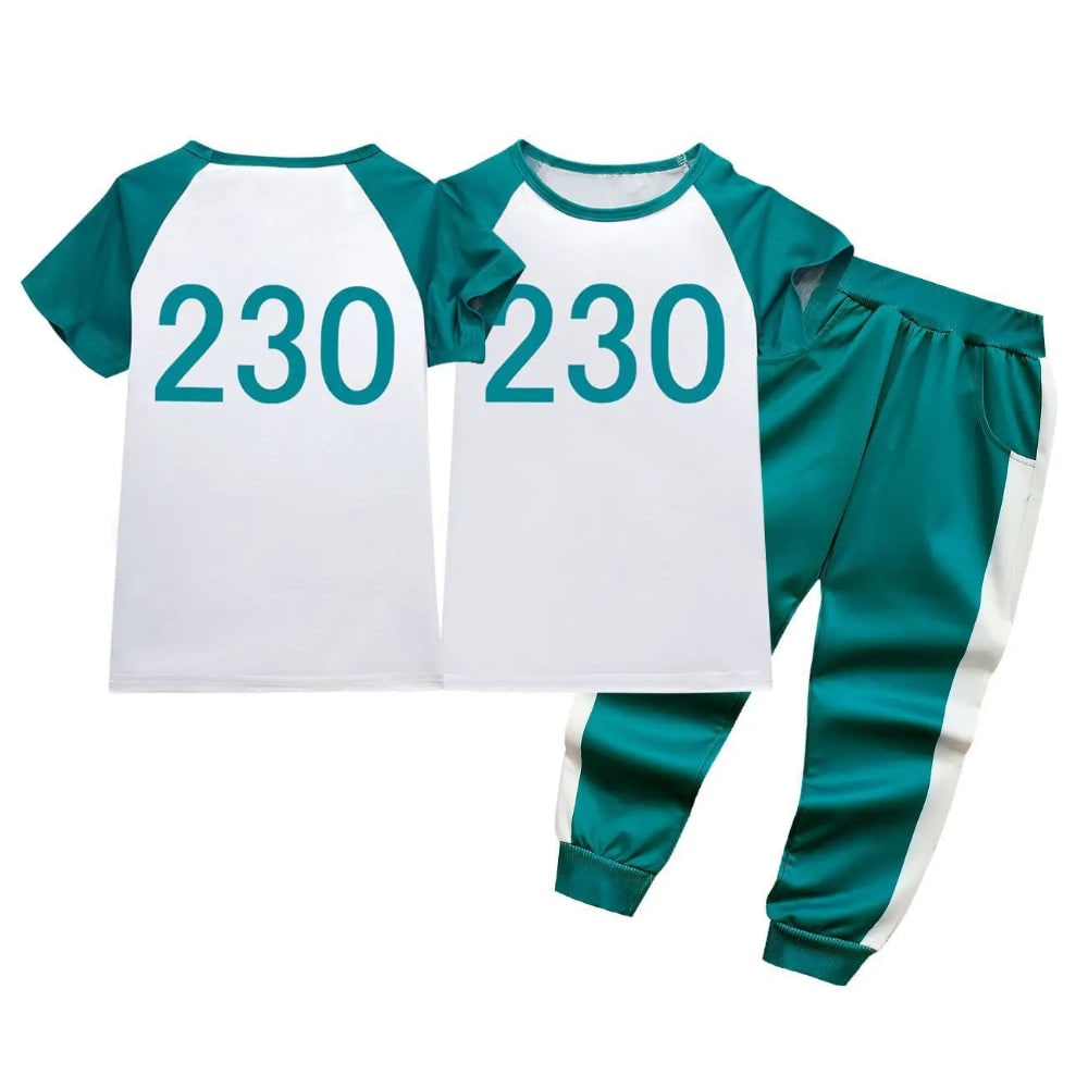 Kids Tracksuit Costume Set 3-Piece Jacket Pants Tee