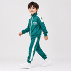 Kids Tracksuit Costume Set 3-Piece Jacket Pants Tee
