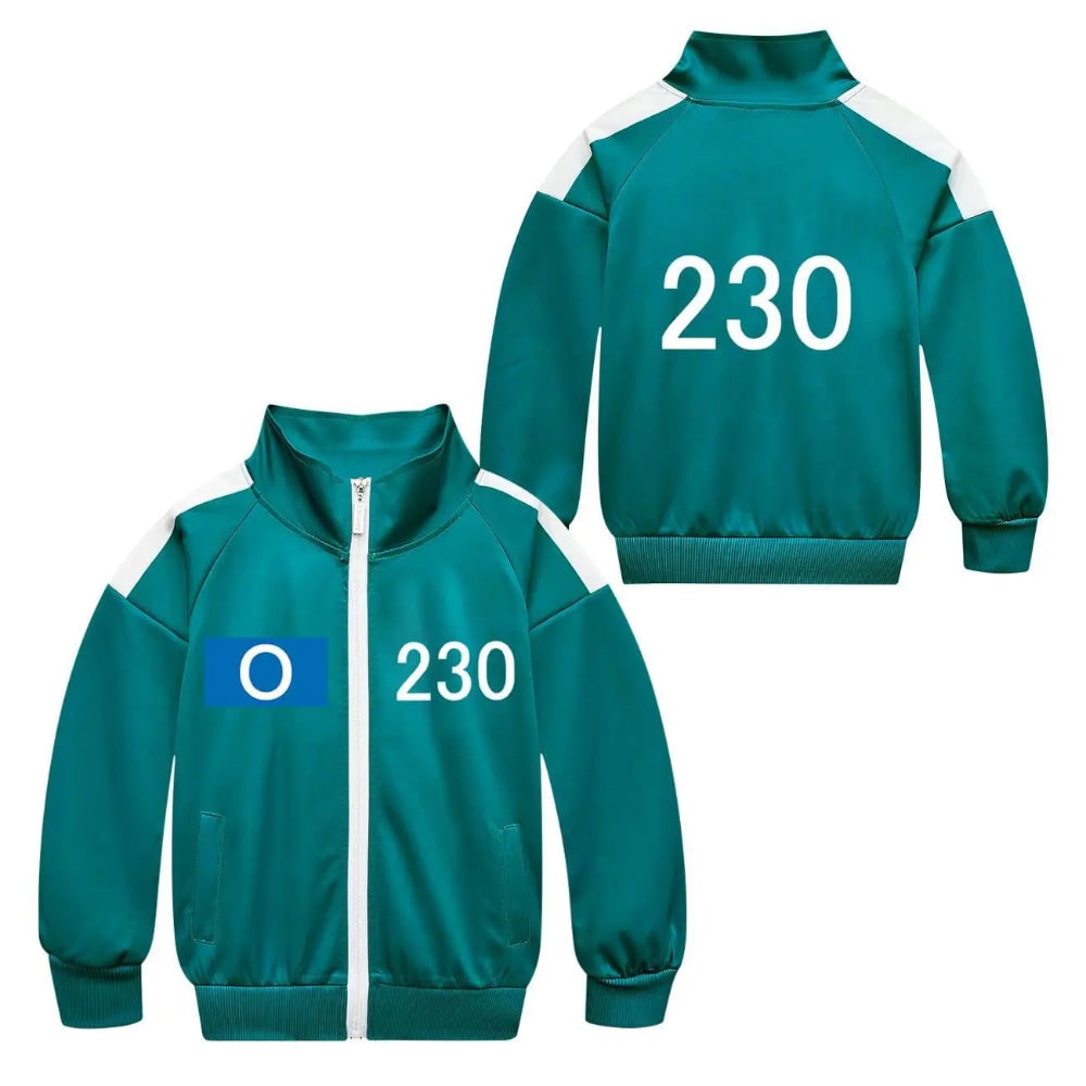 Kids Tracksuit Costume Set 3-Piece Jacket Pants Tee