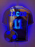 Kids Wall Mirror Football Shirt Personalized Name & Number