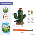 Kids Water Baseball Set Telescopic Bat & 360 Sprinkler