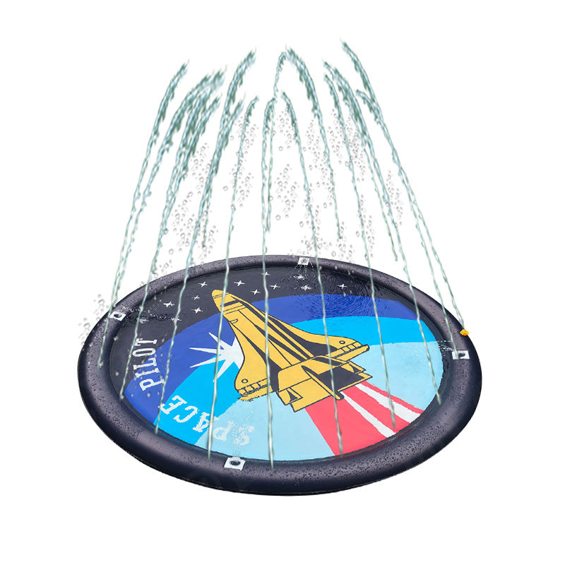 Kids Water Play Mat Integrated Spray Non-Toxic 60 Inch