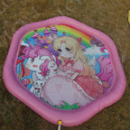 Kids Water Play Mat Integrated Spray Non-Toxic 60 Inch