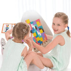 Kids Wooden Puzzle Natural Wood & Challenge Cards