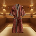 Kimono Bathrobe Reversible Organic Cotton Gauze