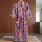 Kimono Bathrobe Reversible Organic Cotton Gauze