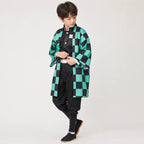 Kimono Costume Anime-Inspired Matching Wig & LED Mask