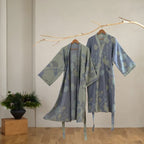 Kimono Robe Organic Cotton Gauze Belted