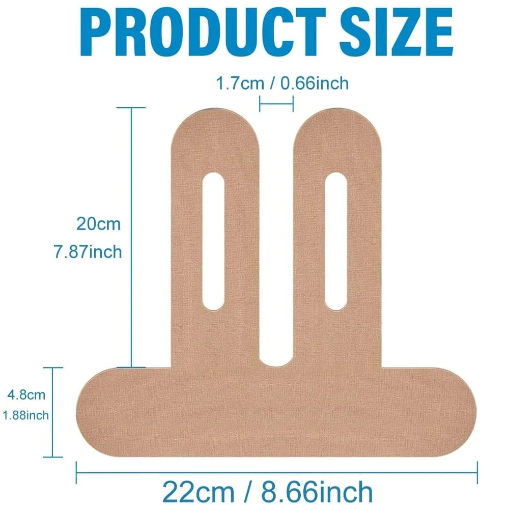 Kinesiology Tape Pre-Cut T-Shaped Knee & Ankle Support