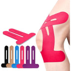 Kinesiology Tape Pre-Cut T-Shaped Knee & Ankle Support