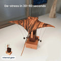 Kinetic Sculpture Hand-Cranked Handcrafted Wood