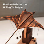 Kinetic Sculpture Hand-Cranked Handcrafted Wood