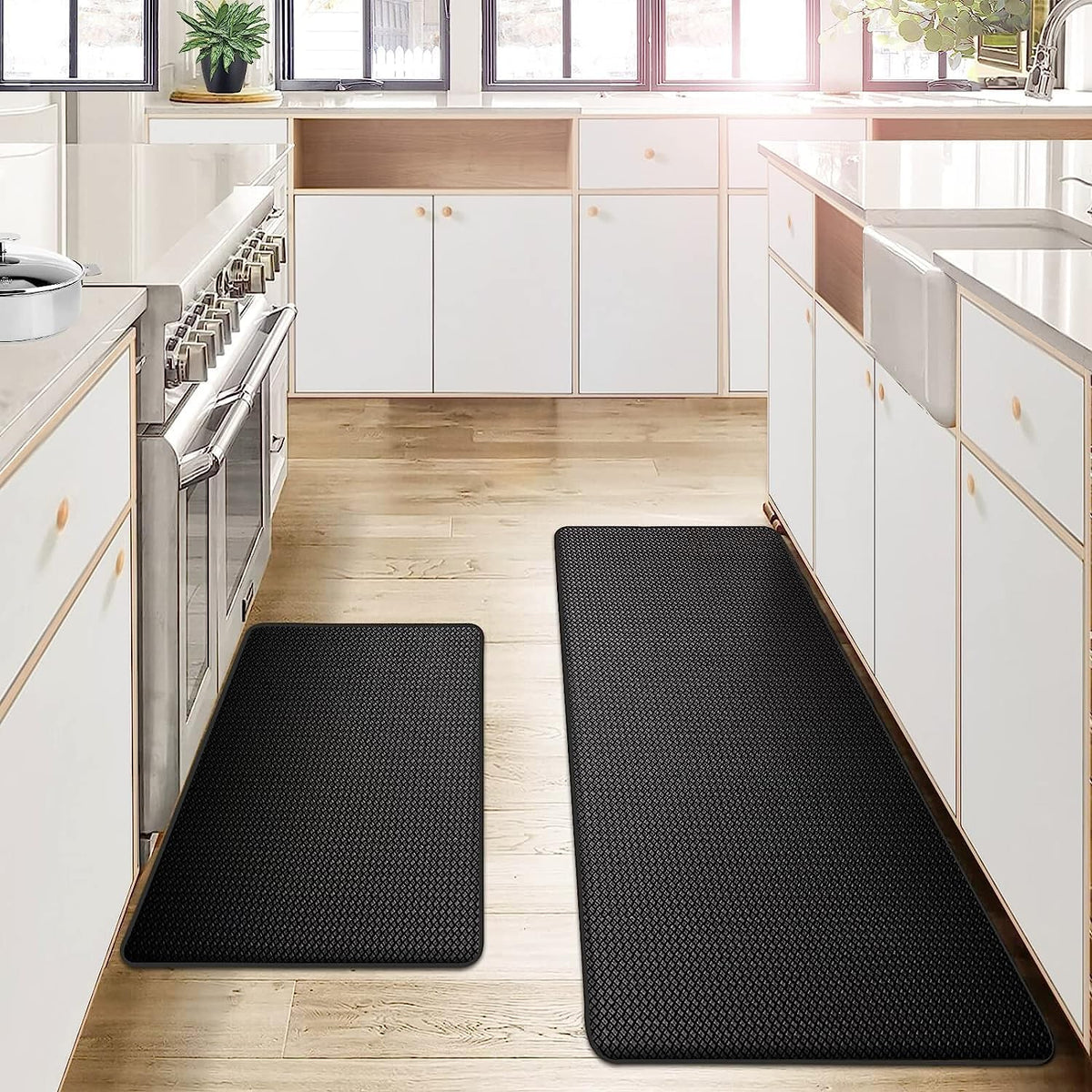 Kitchen Anti-Fatigue Mat High-Density Foam Non-Slip & Water-Repellent