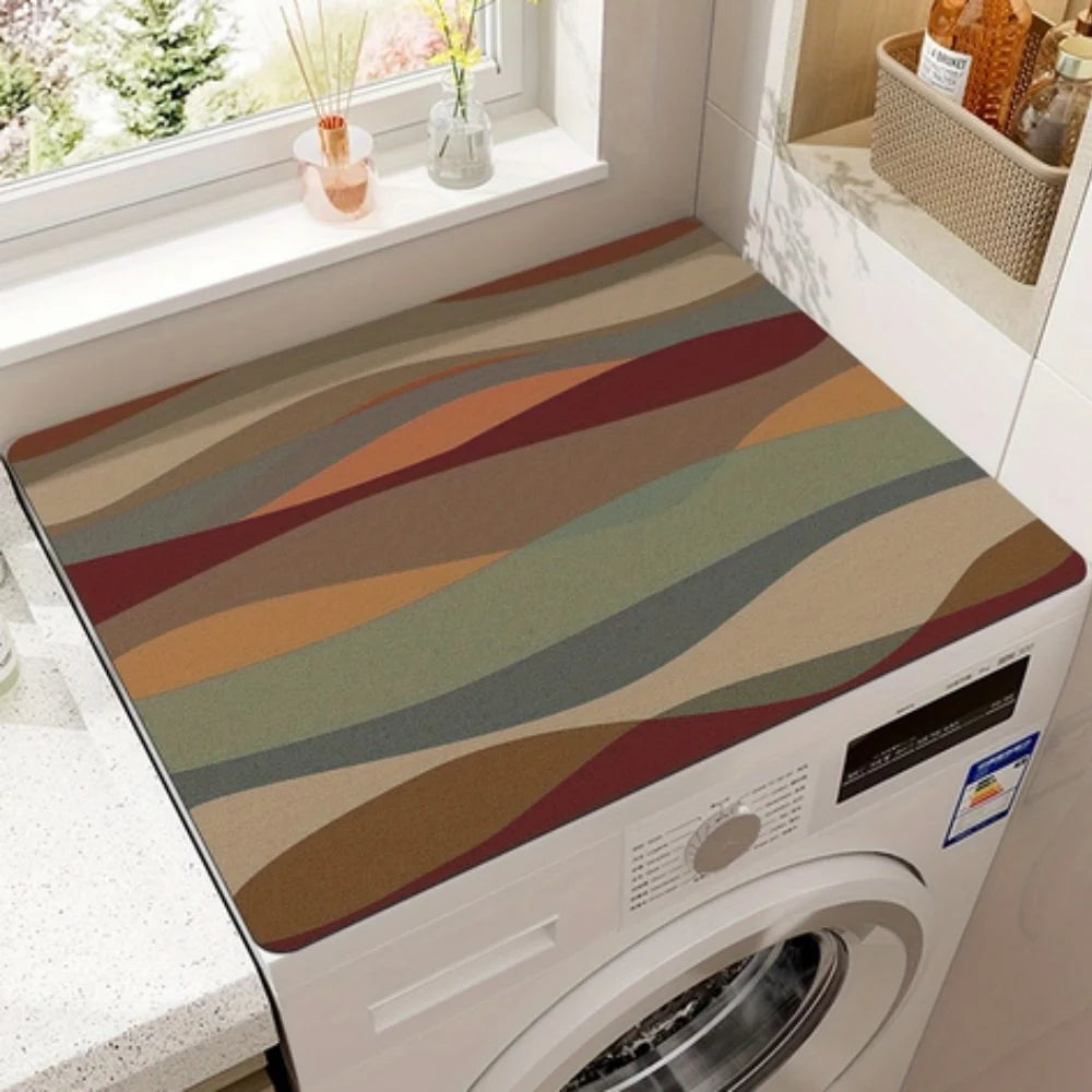 Kitchen Appliance Mat Microfiber Anti-Slip 20x24 Inch