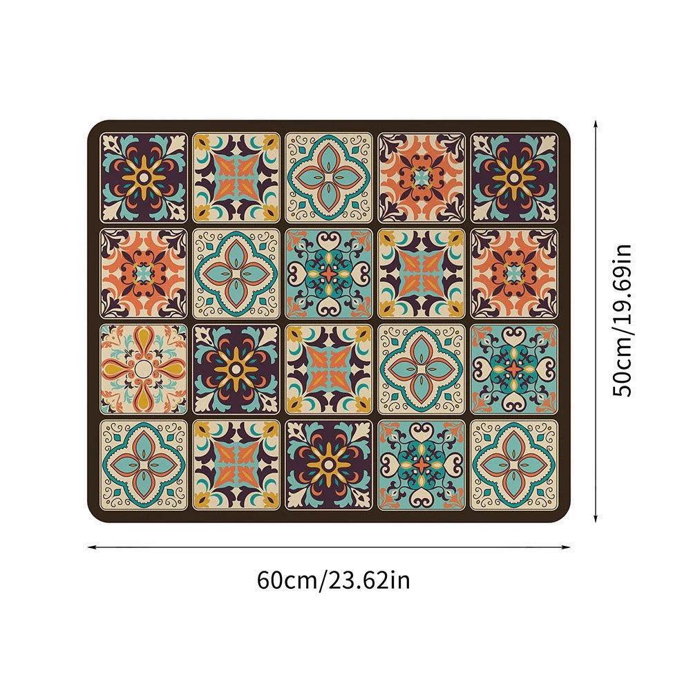 Kitchen Appliance Mat Microfiber Anti-Slip 20x24 Inch