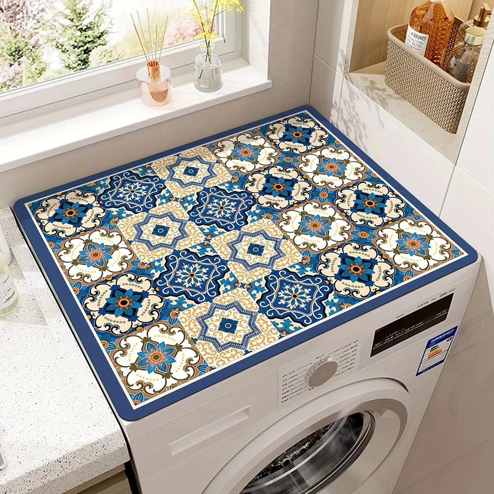 Kitchen Appliance Mat Microfiber Anti-Slip 20x24 Inch