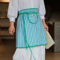 Kitchen Apron Adjustable Fit Lightweight Striped Design