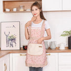 Kitchen Apron Cotton Water & Oil-Resistant Pockets