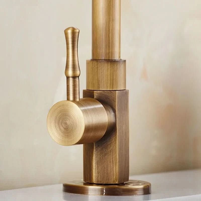 Kitchen & Bathroom Faucet Swan Neck Antique Brass