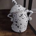 Kitchen Canister Hands-On-Hips Design No-Lid Scoop Access